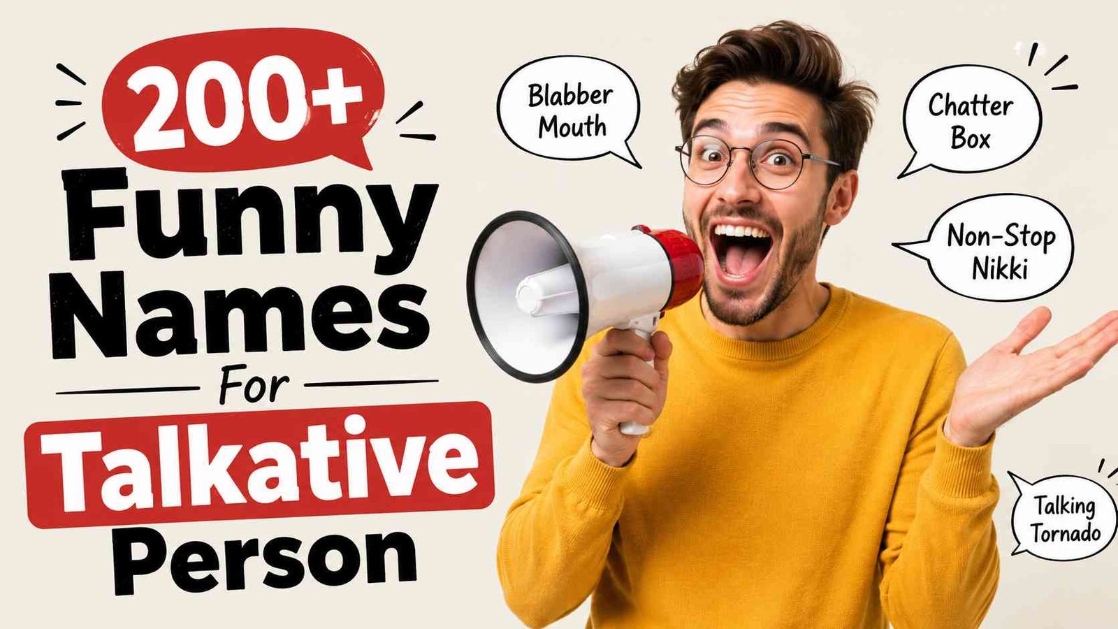 Funny Names for Talkative Person