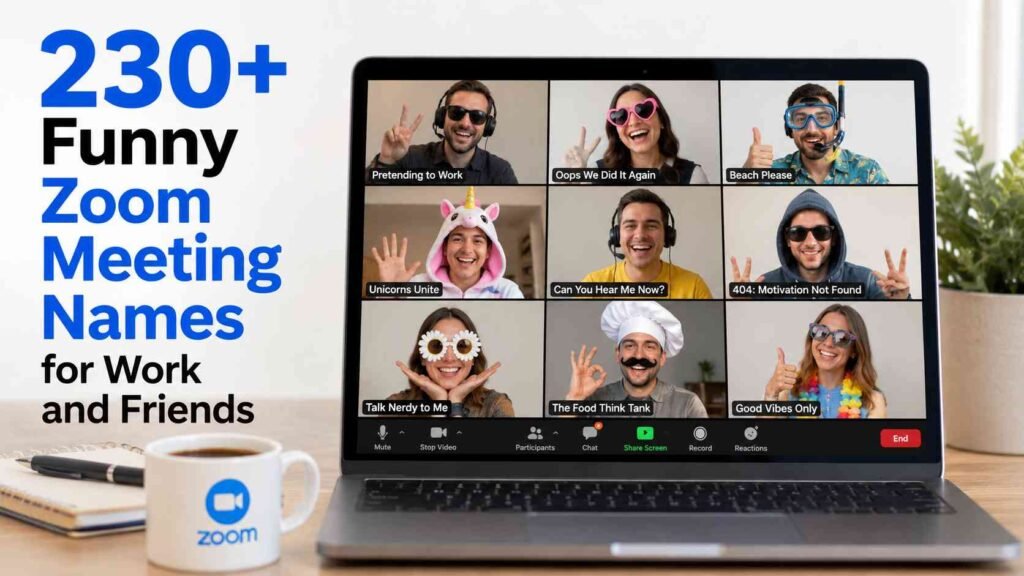 Funny Names for Zoom Meetings