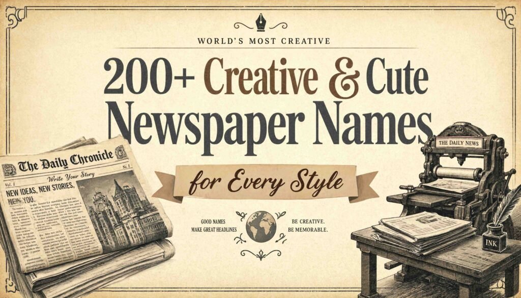 Newspaper Names